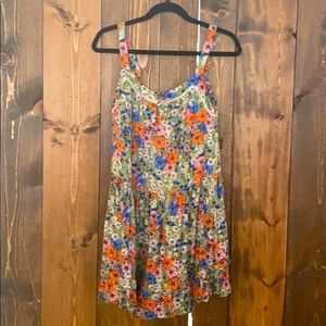 Floral print summer dress